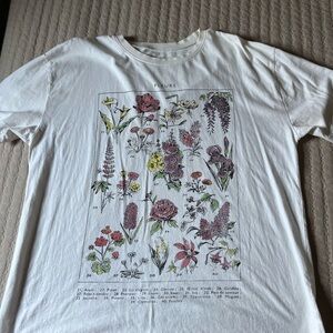 Grayson Threads White Tee with Floral Design